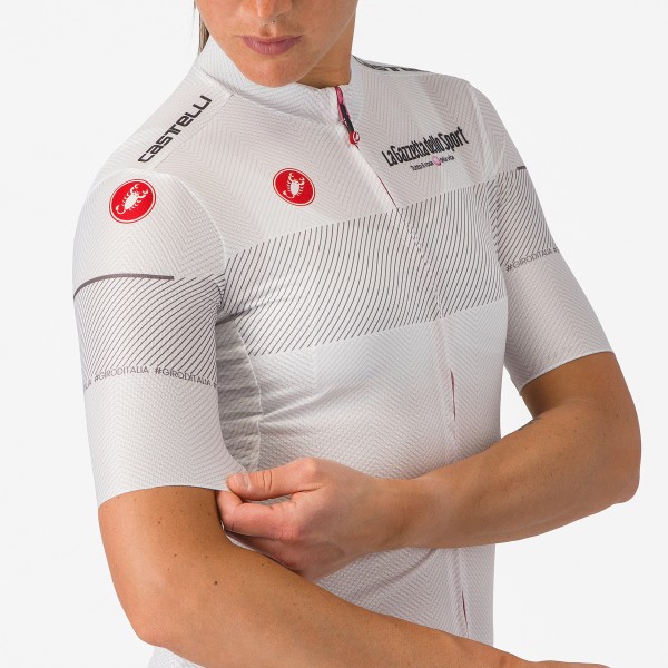 Damen Weißes Trikot Damen Giro d'Italia 2024 Competizione