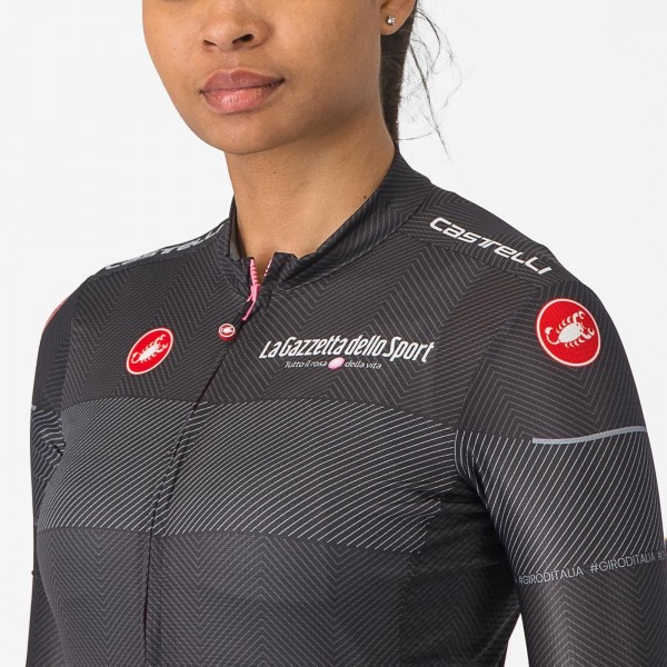 Damen Schwarzes Trikot Damen Giro d'Italia 2024 Competizione Damen Schwarzes Trikot Damen Giro d'Italia 2024 Competizione