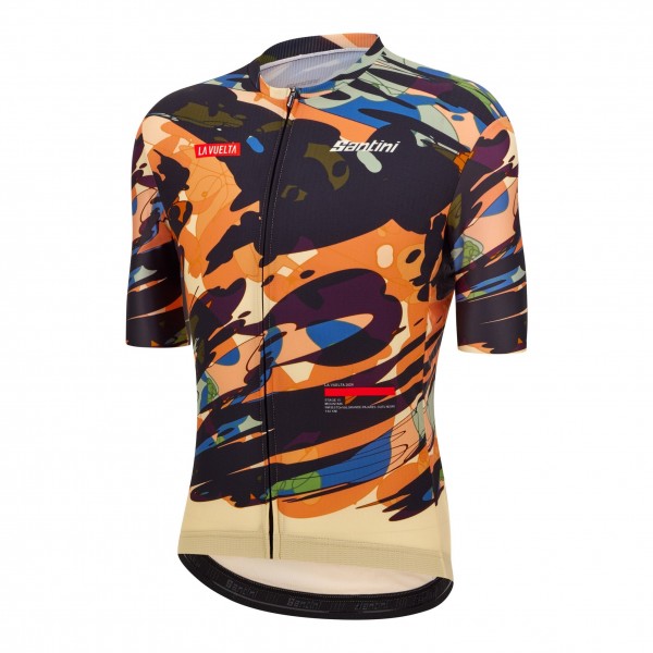 Herren Santini Vuelta Espana 2024 trikot-Cuitu Negru