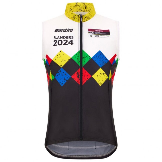 Herren Santini UCI Gravel-Weltmeisterschaft Flandern weste 2024 Herren Santini UCI Gravel-Weltmeisterschaft Flandern weste 2024