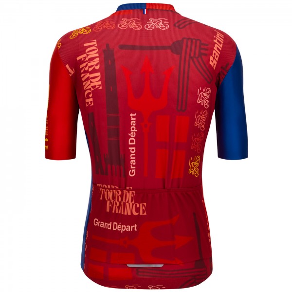 Herren Santini Tour de France 2024 trikot-Bologna