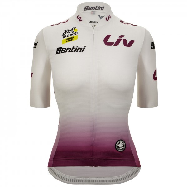 Damen Weißes Damen-T-Shirt Tour de France 2024