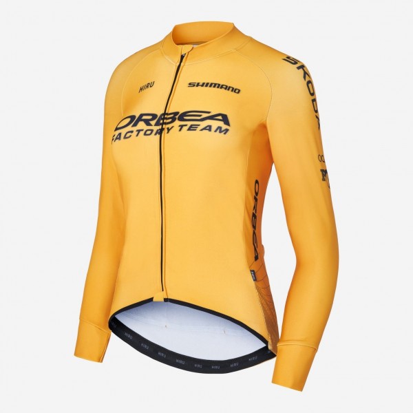Damen Damen Langarmtrikot Orbea Factory Team 2024 Core Damen Damen Langarmtrikot Orbea Factory Team 2024 Core