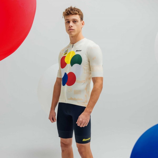Herren Santini Tour de France 2024 trikot-Grand Départ