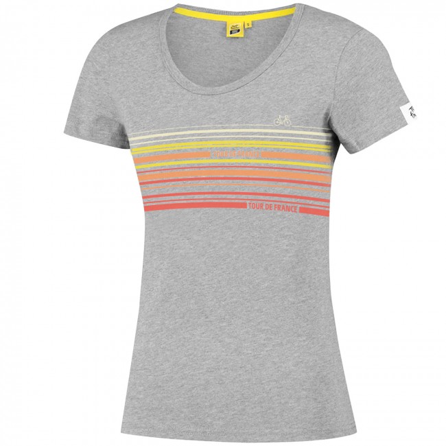 Damen Tour de France 2024 frau t-shirt-Lignes Damen Tour de France 2024 frau t-shirt-Lignes