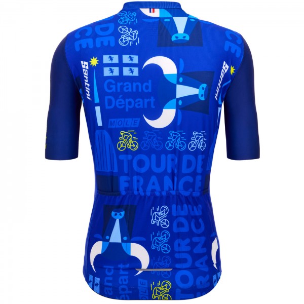 Herren Jersey Santini Tour de France 2024-Turin