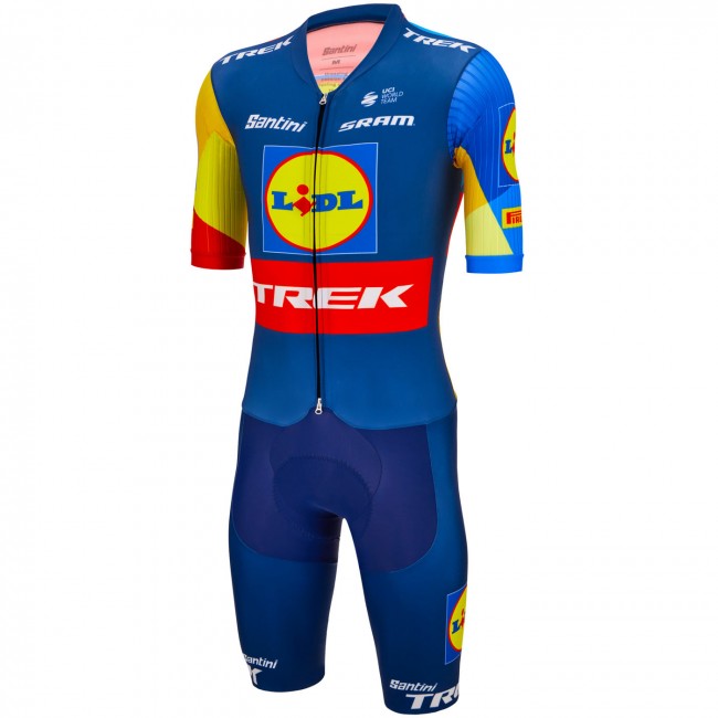 Herren Santini Lidl Trek 2024 Team Original einteiler Herren Santini Lidl Trek 2024 Team Original einteiler