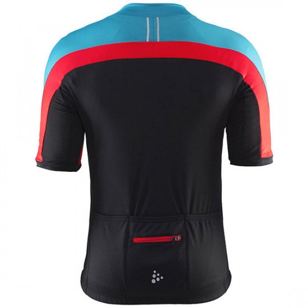 Herren Craft Velo Trikot-Schwarz Rot Blau Herren Craft Velo Trikot-Schwarz Rot Blau