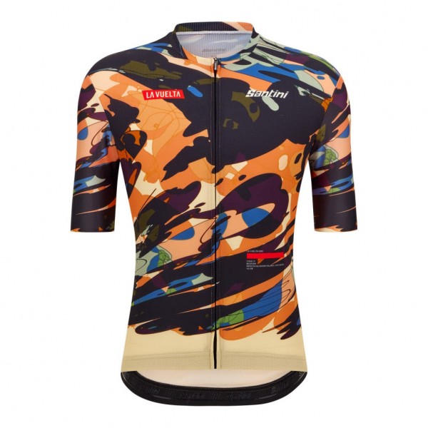 Herren Santini Vuelta Espana 2024 trikot-Cuitu Negru