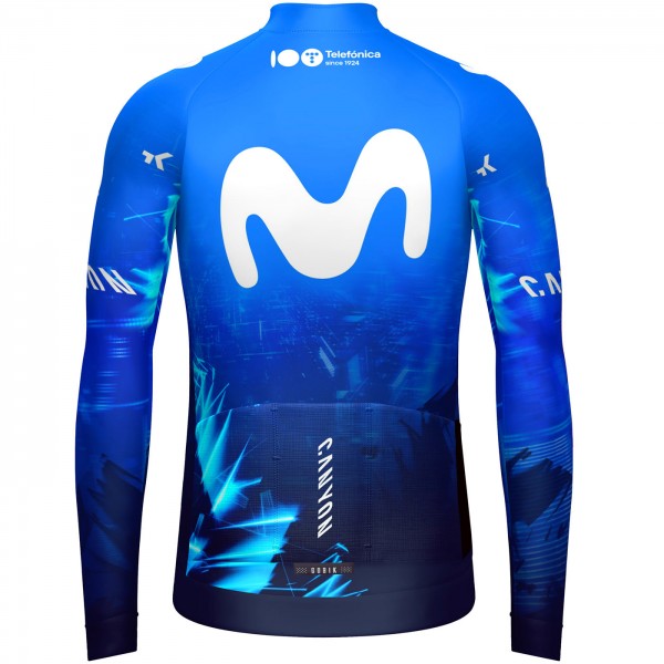 Herren Gobik Movistar 2024 Hyder langarm trikot Herren Gobik Movistar 2024 Hyder langarm trikot