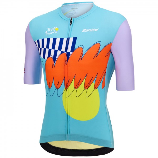Herren Santini Tour de France 2024 trikot-Nizza Herren Santini Tour de France 2024 trikot-Nizza