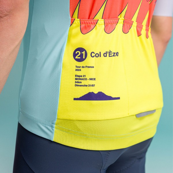 Herren Santini Tour de France 2024 trikot-Nizza Herren Santini Tour de France 2024 trikot-Nizza
