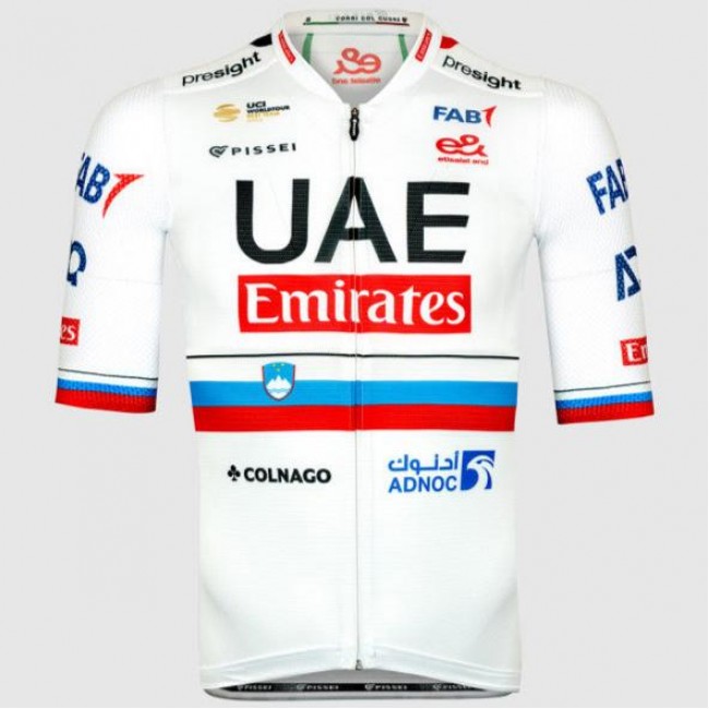 Herren Pissei Team UAE 2024 Magistrale Trikot-Slowenischer Meister