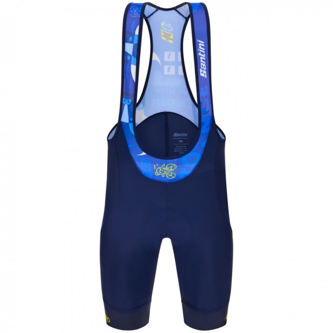 Herren Santini Tour de France 2024 tragerhose-Torino Herren Santini Tour de France 2024 tragerhose-Torino