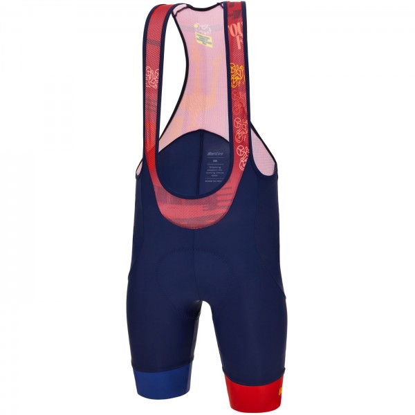 Herren Santini Tour de France 2024 tragerhose-Bologna Herren Santini Tour de France 2024 tragerhose-Bologna