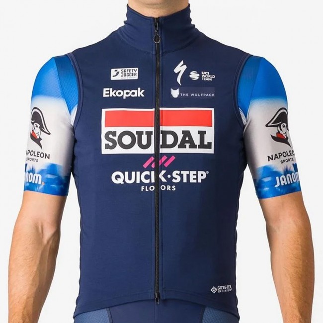 Herren Castelli Soudal Quick-Step 2024 Perfetto Ros weste Herren Castelli Soudal Quick-Step 2024 Perfetto Ros weste