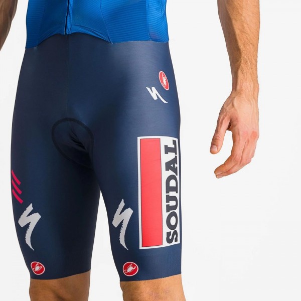 Herren Castelli Soudal Quick-Step 2024 Sanremo BTW Speed Suit einteiler Herren Castelli Soudal Quick-Step 2024 Sanremo BTW Speed Suit einteiler