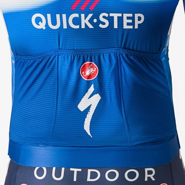 Herren Castelli Soudal Quick-Step 2024 Aero Race 7.0 trikot
