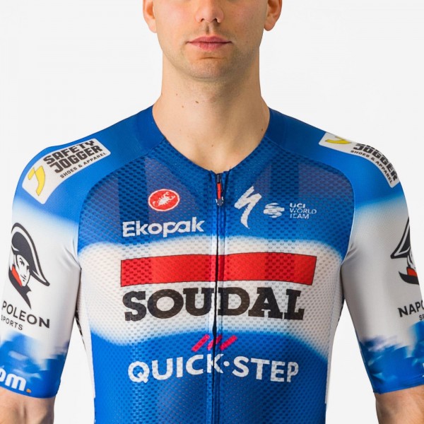Herren Castelli Soudal Quick-Step 2024 Climber's 4.0 trikot Herren Castelli Soudal Quick-Step 2024 Climber's 4.0 trikot