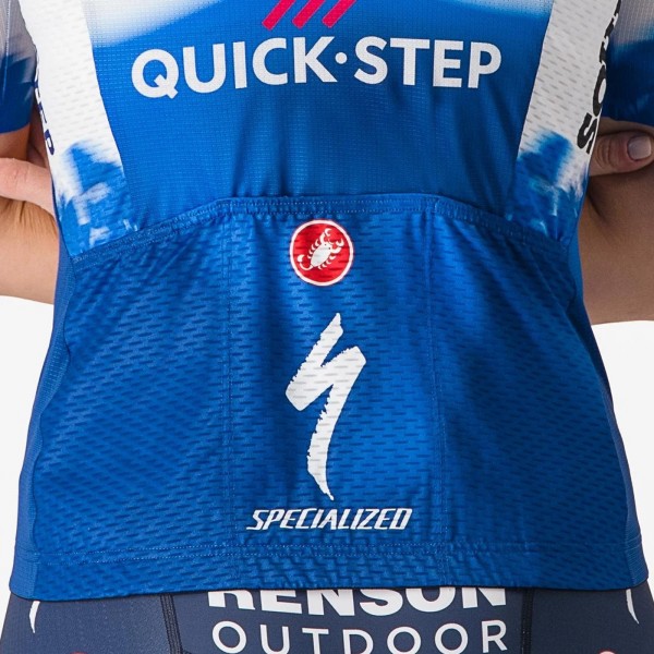 Damen Castelli Soudal Quick-Step 2024 Competizione 3 frau trikot