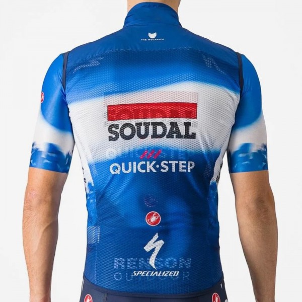 Herren Castelli Soudal Quick-Step 2024 Pro Light Wind weste Herren Castelli Soudal Quick-Step 2024 Pro Light Wind weste