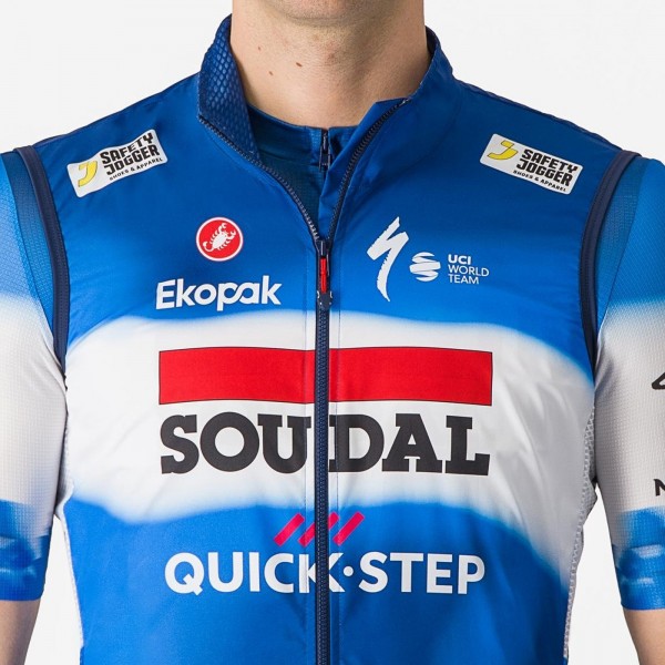 Herren Castelli Soudal Quick-Step 2024 Pro Light Wind weste Herren Castelli Soudal Quick-Step 2024 Pro Light Wind weste