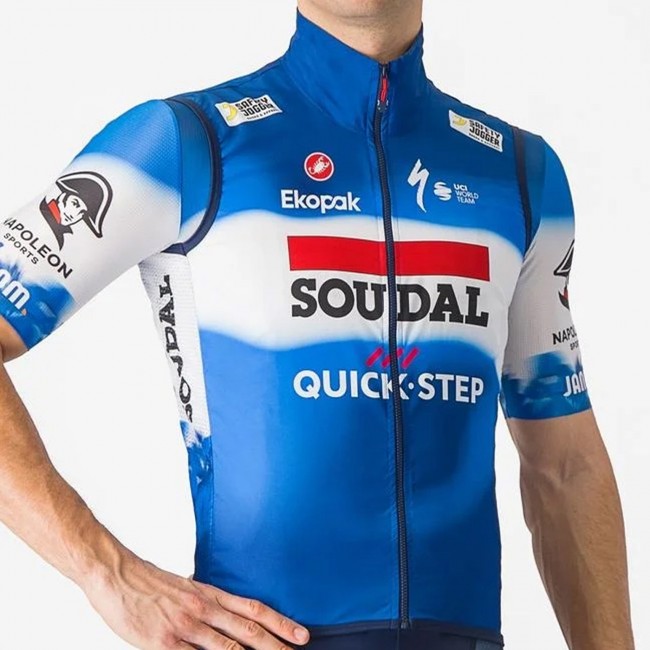 Herren Castelli Soudal Quick-Step 2024 Pro Light Wind weste Herren Castelli Soudal Quick-Step 2024 Pro Light Wind weste