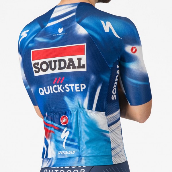 Herren Castelli Soudal Quick-Step 2025 Climber's A/C trikot Herren Castelli Soudal Quick-Step 2025 Climber's A/C trikot