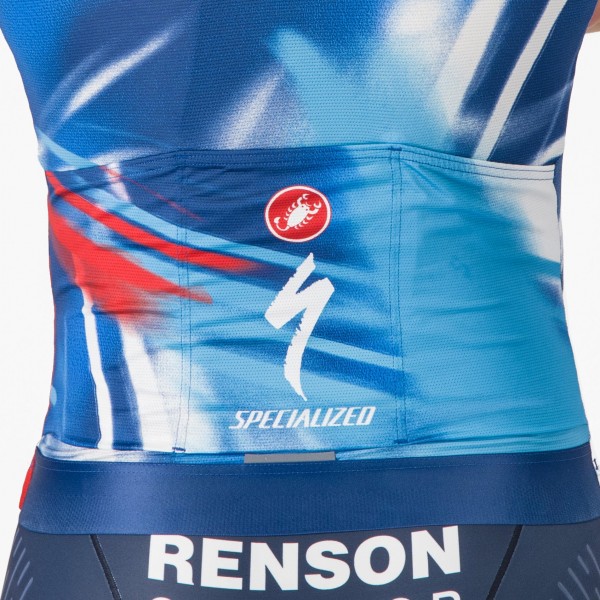 Herren Castelli Soudal Quick-Step 2025 Aero Race 8S trikot Herren Castelli Soudal Quick-Step 2025 Aero Race 8S trikot