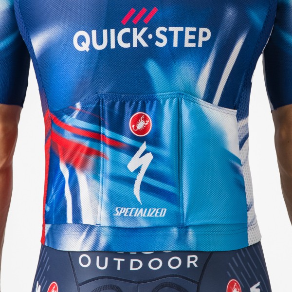 Herren Castelli Soudal Quick-Step 2025 Climber's A/C trikot Herren Castelli Soudal Quick-Step 2025 Climber's A/C trikot
