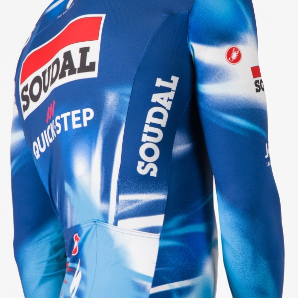 Herren Castelli Soudal Quick-Step 2025 Pro Thermal Mid langarm trikot