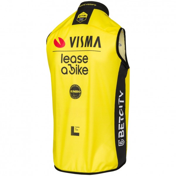 Herren Team Visma Lease a bike 2025 Wind weste Herren Team Visma Lease a bike 2025 Wind weste