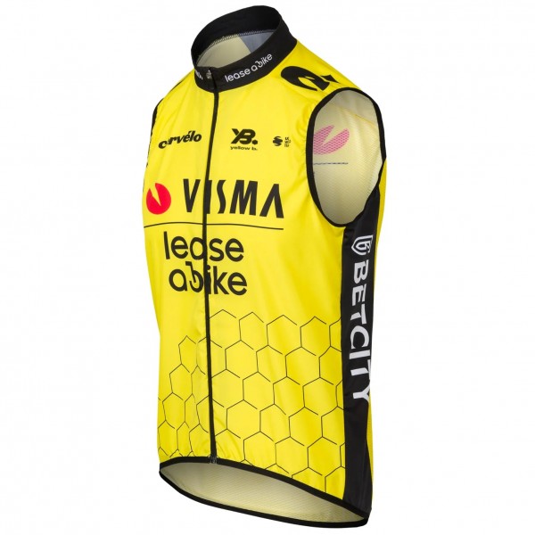 Herren Team Visma Lease a bike 2025 Wind weste Herren Team Visma Lease a bike 2025 Wind weste