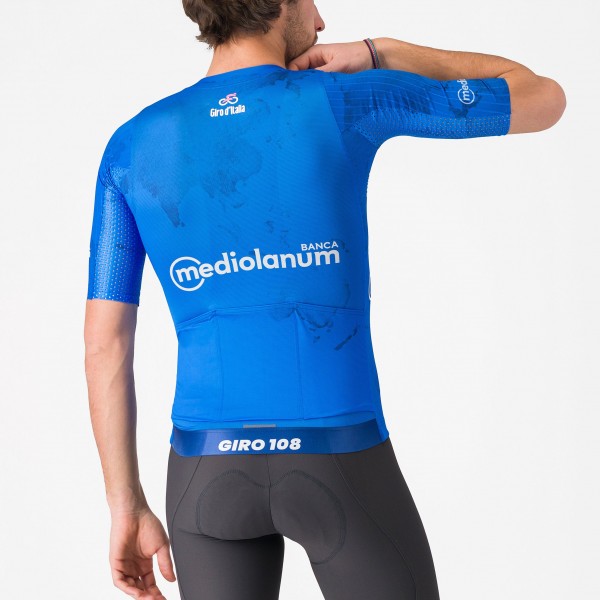 Herren Blau trikot Giro d'Italia 2025 Race 8S