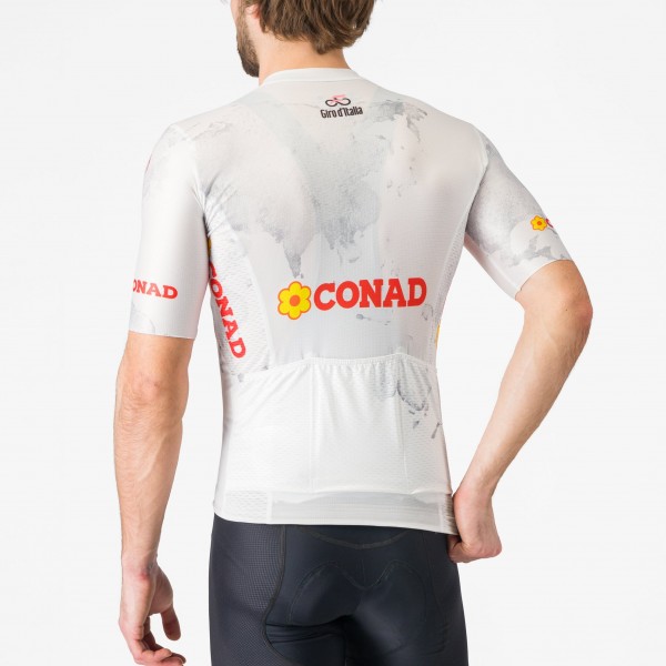 Herren Weiße Trikot Giro d'Italia 2025 Competizione 3