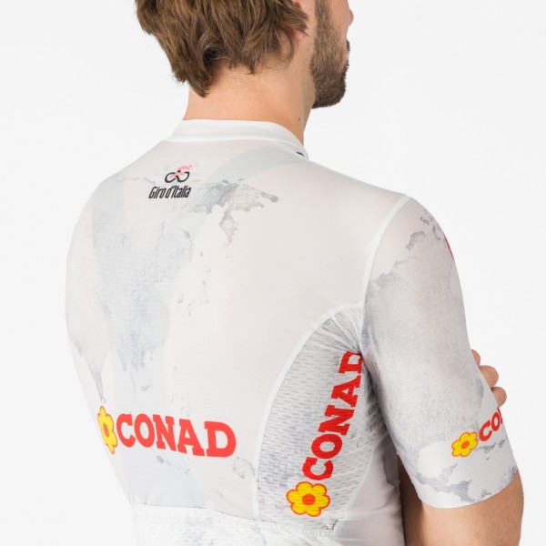 Herren Weiße Trikot Giro d'Italia 2025 Competizione 3