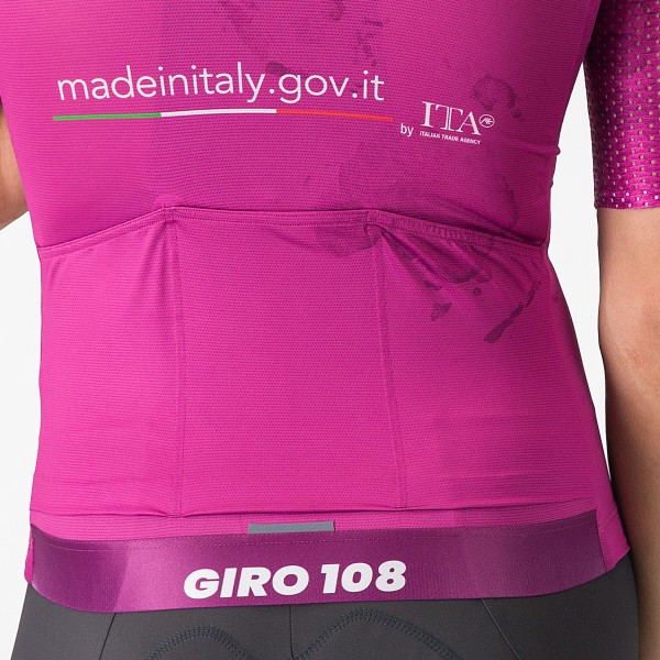 Herren Ciclamino Trikot Giro d'Italia 2025 Race 8S