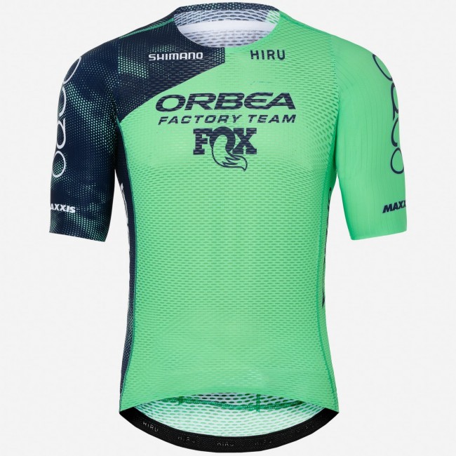 Herren Hiru Orbea Factory Team 2025 Lab Race Zipless trikot Herren Hiru Orbea Factory Team 2025 Lab Race Zipless trikot