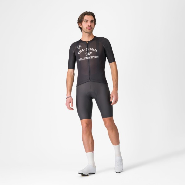 Herren Vintage Schwarz trikot 34 Giro d'Italia 2025