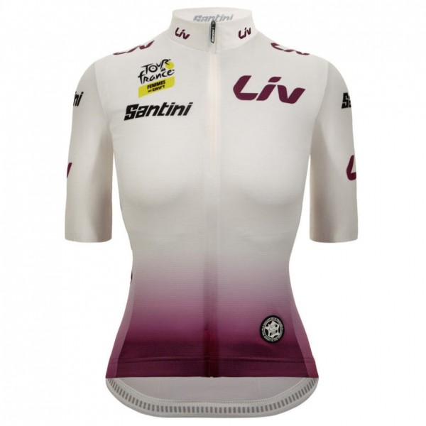 Damen Weiße frau trikot Tour de France 2025 Fan Line Damen Weiße frau trikot Tour de France 2025 Fan Line