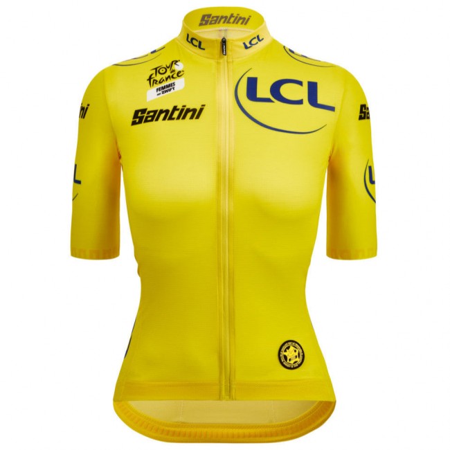 Damen Gelbes Trikot frau Tour de France 2025 Fan Line Damen Gelbes Trikot frau Tour de France 2025 Fan Line