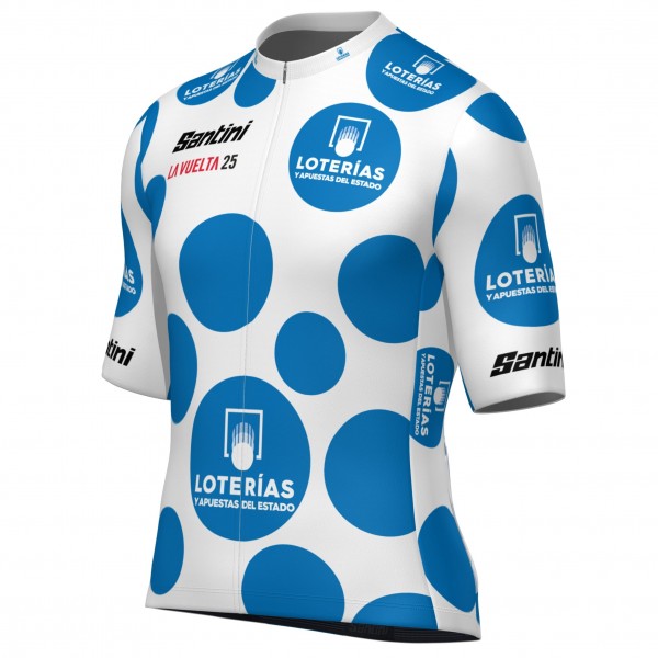 Herren Santini Pois Vuelta Espana 2025 trikot
