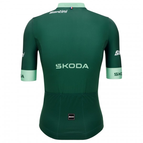 Herren Trikot Santini Grün Tour de France 2025 Offiziell