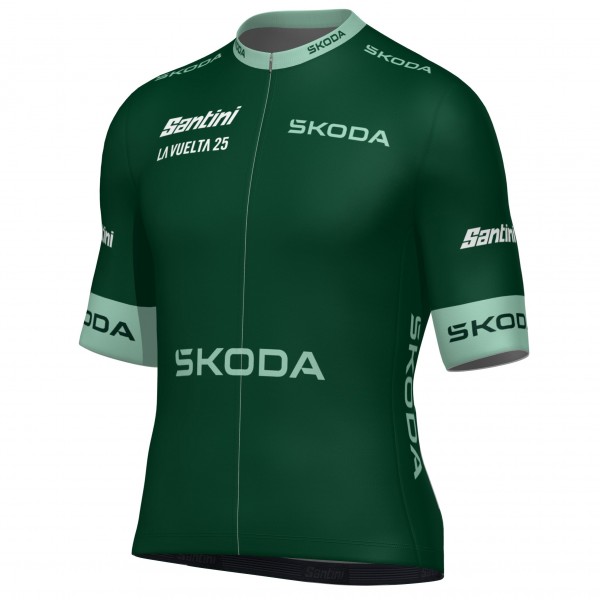 Herren Santini Vuelta Espana 2025 grun trikot
