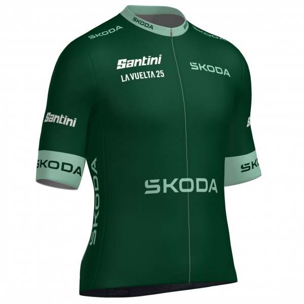 Herren Santini Vuelta Espana 2025 grun trikot