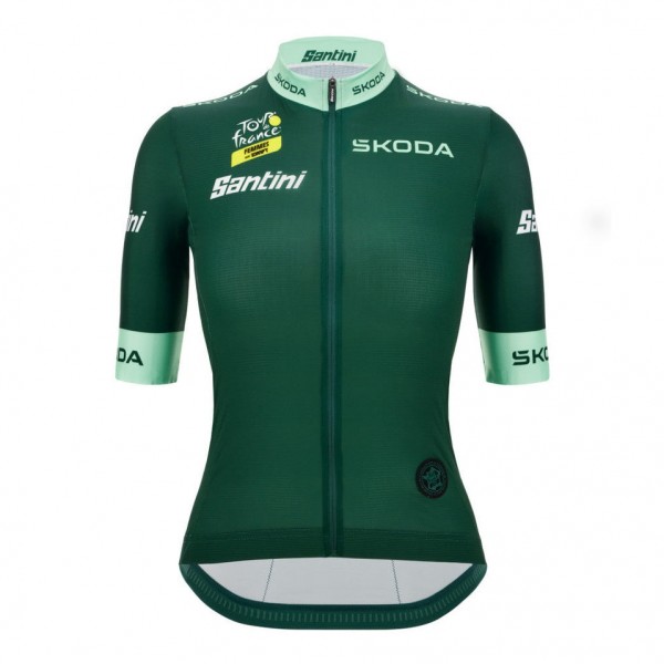 Damen Grüne frau trikot Tour de France 2025 Fan Line Damen Grüne frau trikot Tour de France 2025 Fan Line