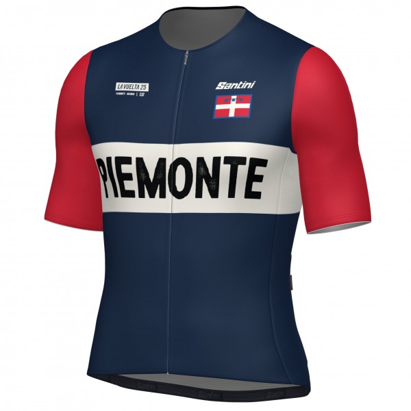 Herren Santini Vuelta Espana 2025 trikot-Grand Salida Piemonte