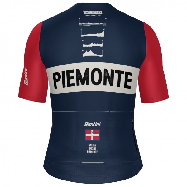 Herren Santini Vuelta Espana 2025 trikot-Grand Salida Piemonte