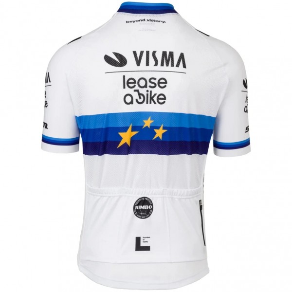 Herren Team Visma Lease a bike 2025 trikot-Europameister