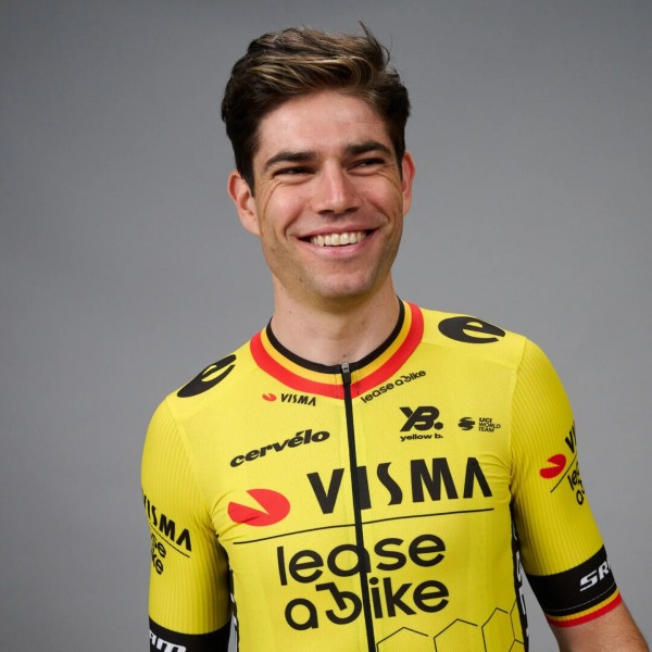 Herren Team Visma Lease a bike 2025 trikot-Wout Van Aert Herren Team Visma Lease a bike 2025 trikot-Wout Van Aert